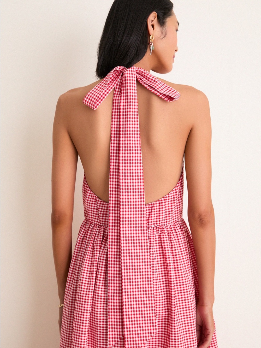 Tuckernuck Red Gingham Marcie Dress – Size Small - Picture 2 of 10
